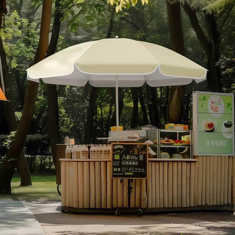 Outdoor Camping Exhibition - Parapluie pliable pour événements, 8 poteaux,