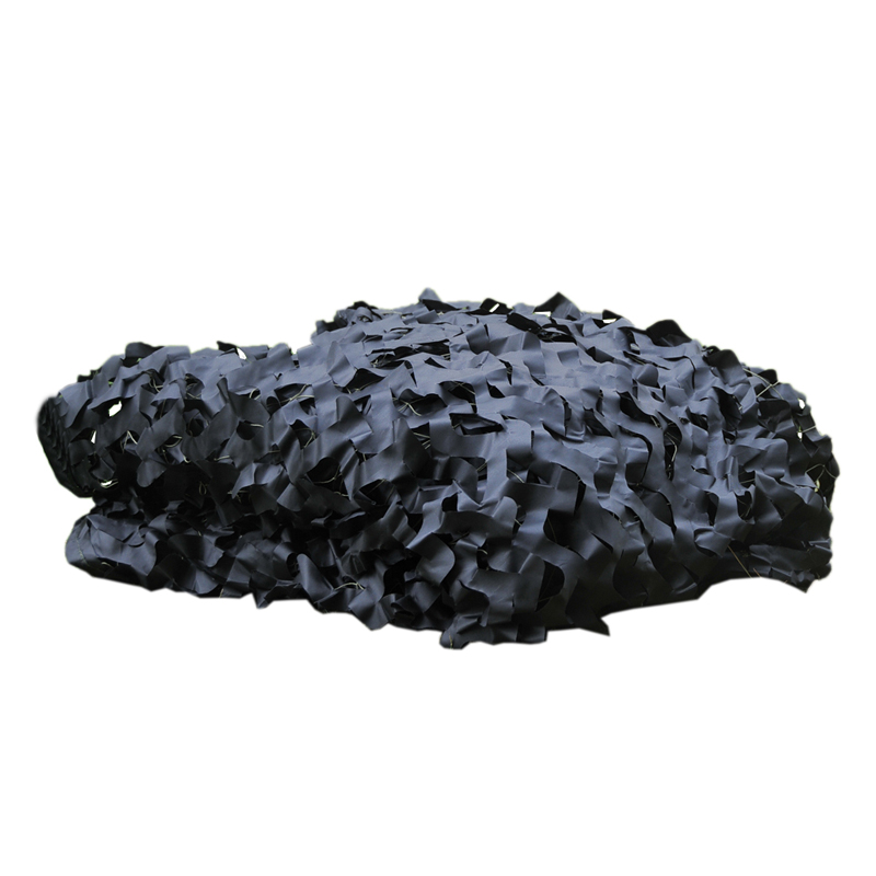 Outdoor Camping Exhibition - Filet de Camouflage noir avec grille,
