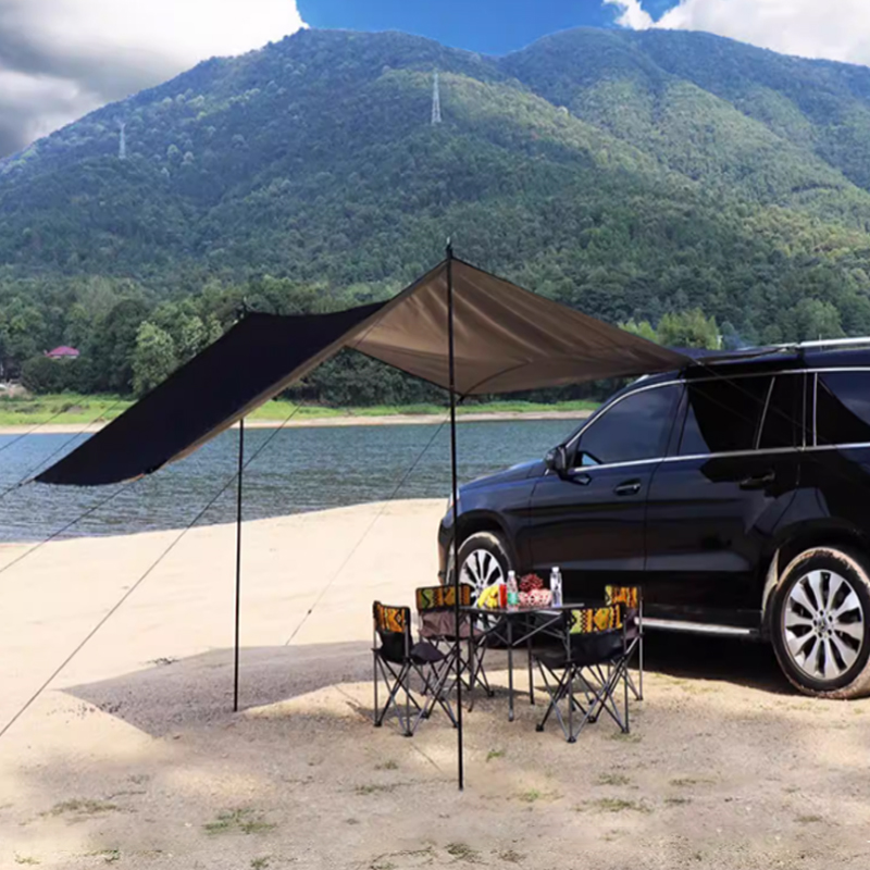 Outdoor Camping Van Tent - Auvent latéral rétractable pour voiture, imperméable,