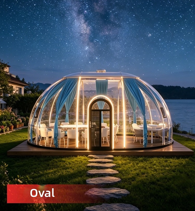 Dôme transparent, tente de gla - Outdoor Camping Exhibition avis et prix