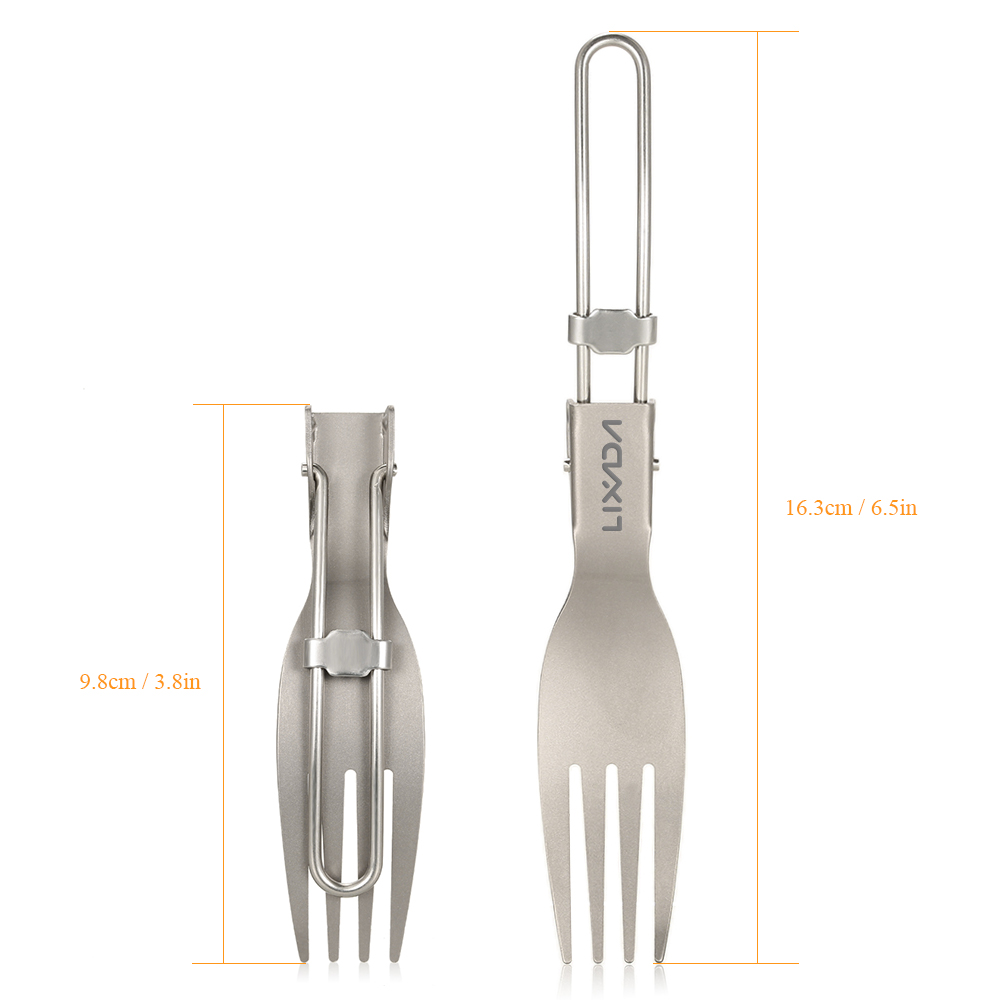 Lixada fourchette pliante en t - Outdoor Camping Dining Set avis et prix