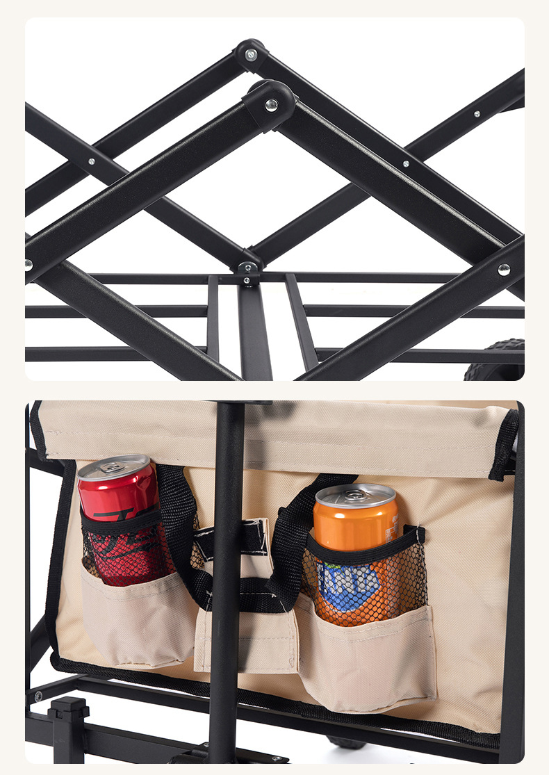 Chariot pliable pour enfants,  - Outdoor Camping Trolley avis et prix