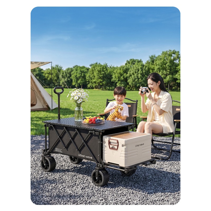 Chariot de camping pliable, ch - Outdoor Camping Trolley avis et prix