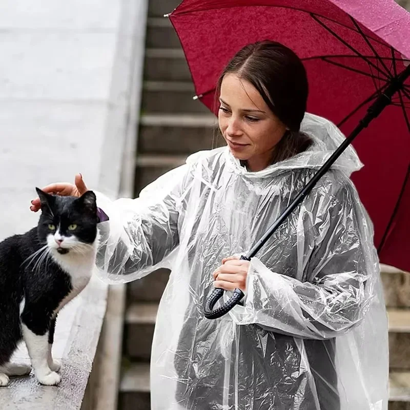 5/10 pièces, poncho de pluie j - Camping Rain Poncho avis et prix