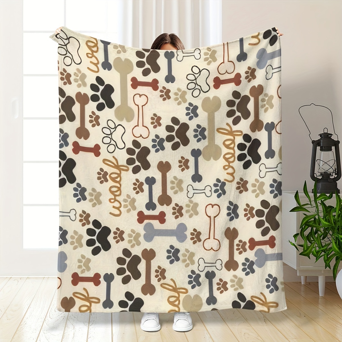 1 couverture polaire à motif d - Outdoor Camping Dog Bed avis et prix