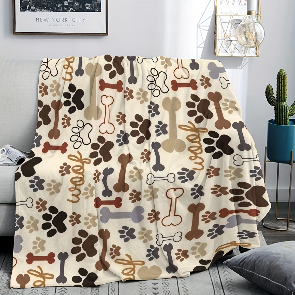 1 couverture polaire à motif d - Outdoor Camping Dog Bed avis et prix