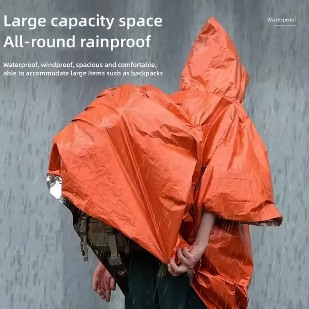 Poncho de pluie d'urgence à ca - Camping Rain Poncho avis et prix